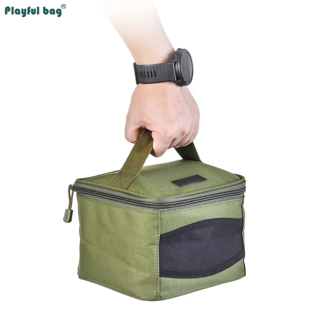 Bolsa de aparejos de pesca portátil, accesorios de rueda de pesca impermeables, bolsa de pesca al aire libre 600D AVA299 - imagen 5