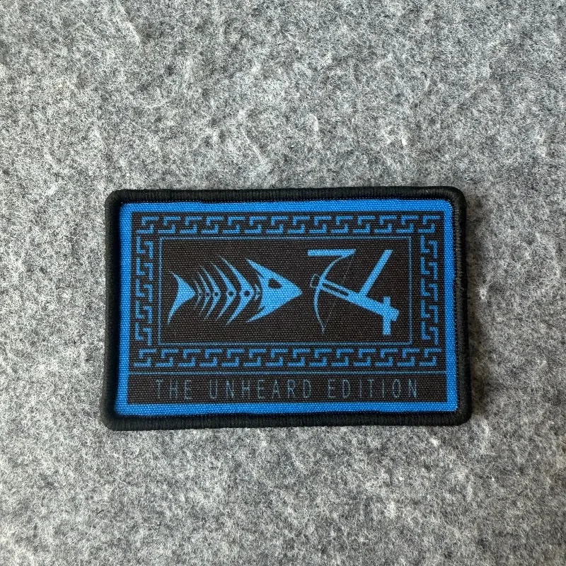 Parche bordado "Sick with Fishing", parches de insignia de moral con gancho y bucle para mochila, apliques decorativos para ropa - imagen 3