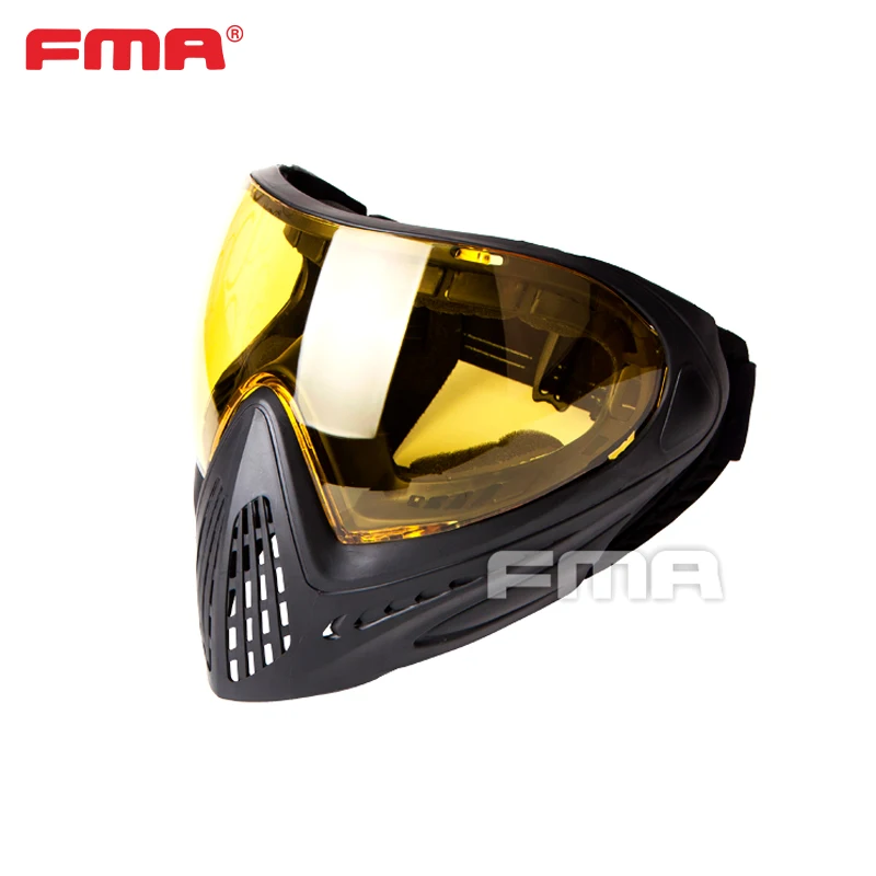 FMA F1-mascarilla protectora de una sola lente para Paintball, máscara de repuesto para deportes, FM-G0007 - imagen 5