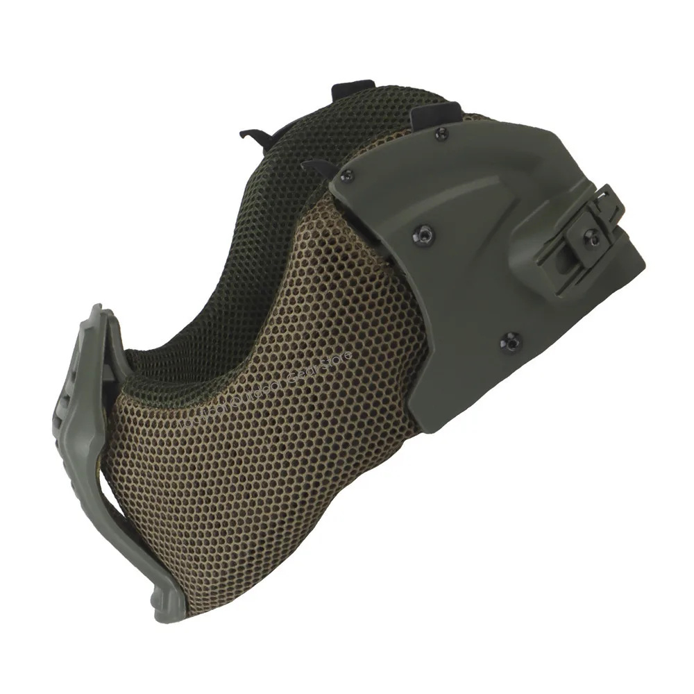 Casco táctico protector bucal para cascos Wendy 3,0 caza Airsoft CS equipo de entrenamiento accesorios para casco de Paintball - imagen 5