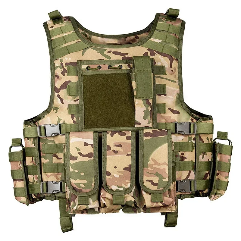 Chaleco ligero de camuflaje para exteriores, armadura de entrenamiento, Protección corporal, deporte, caza táctica, equipo de senderismo - imagen 4