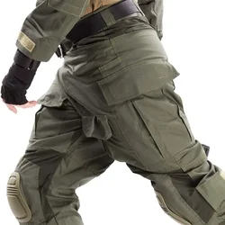 Pantalones tácticos G3 con rodilleras elásticas para combate