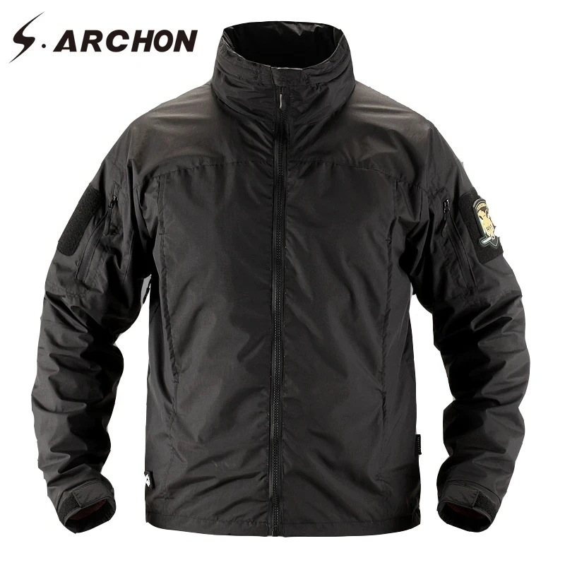 Chaquetas tácticas militares de combate ligeras para hombres, chaquetas Bomber transpirables impermeables, abrigos casuales suaves del ejército, nuevo - imagen 3