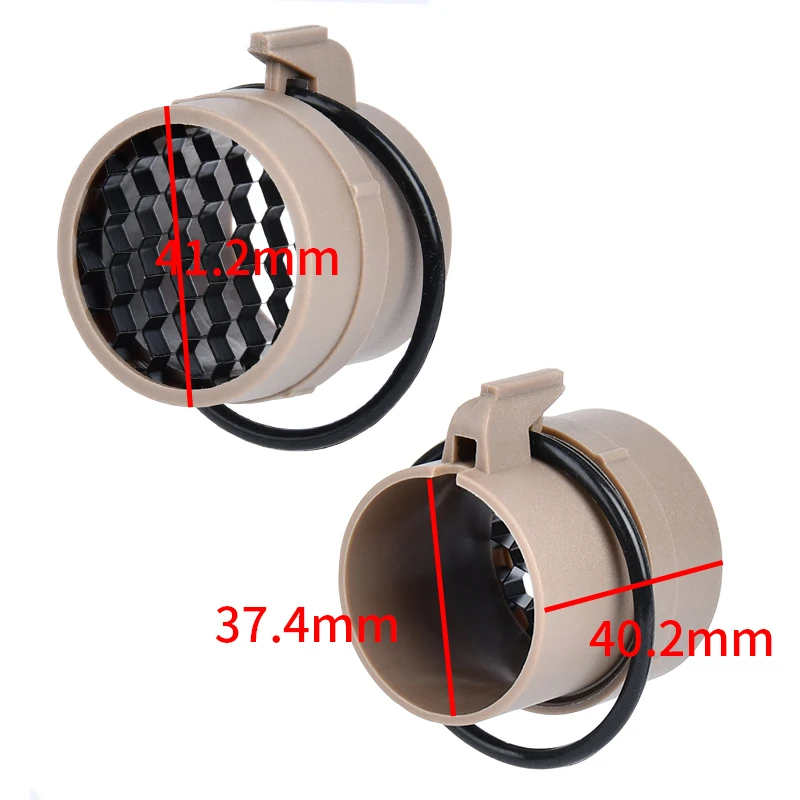 Killflash táctico Protector de vista para G33 G43 4xFXD T 1 T 2 ACOG Scope lupa Honeycomb sombreado accesorios protectores - imagen 4