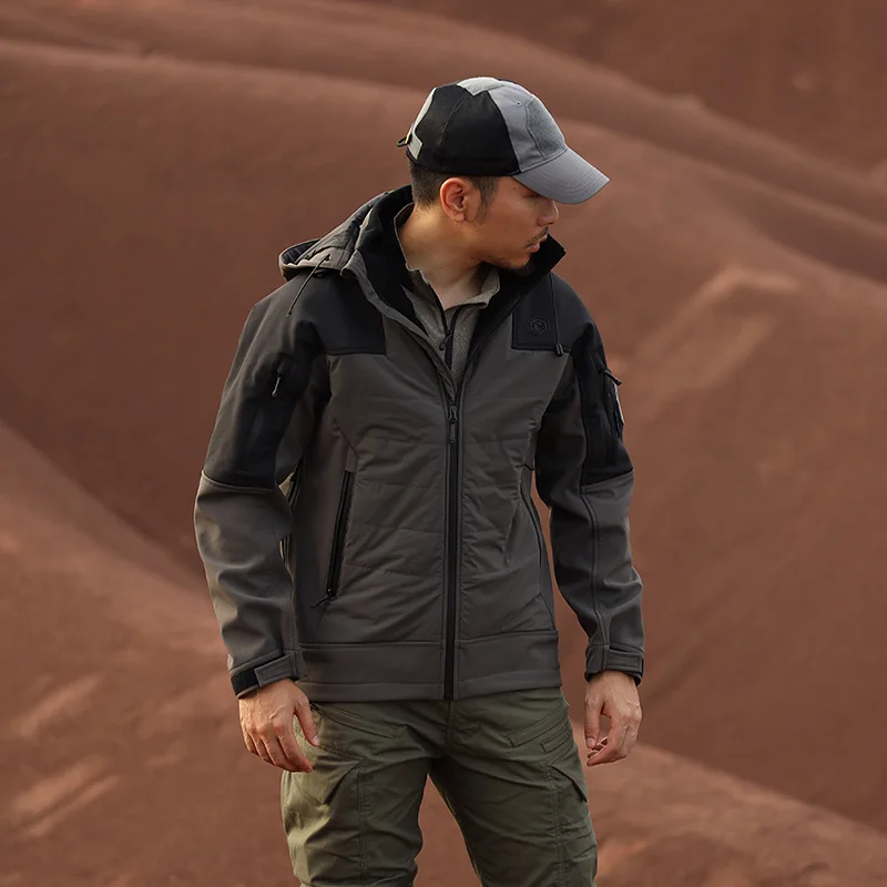 Emersongear etiqueta azul táctica feroz captura Triple G2 chaqueta técnica funcional abrigo a prueba de viento senderismo al aire libre Camping caza - imagen 2