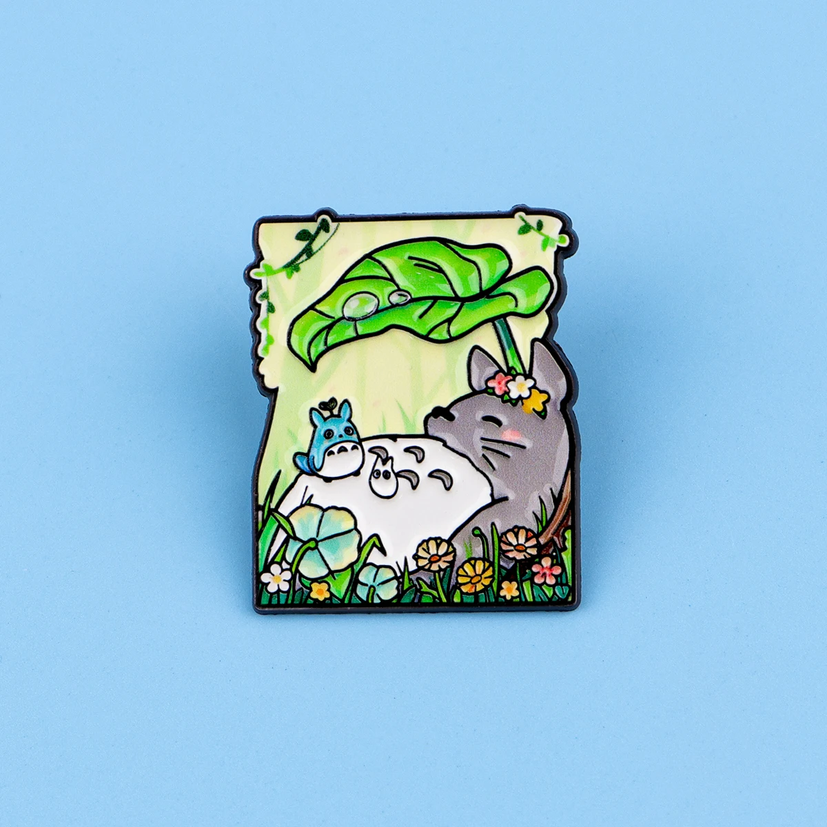 Pin esmaltado de gato para solapa, conjunto de broche de dibujos animados de Anime, decoración de ropa, alfileres de Metal, mochila, sombrero, insignia, accesorios, 5 uds. - imagen 2