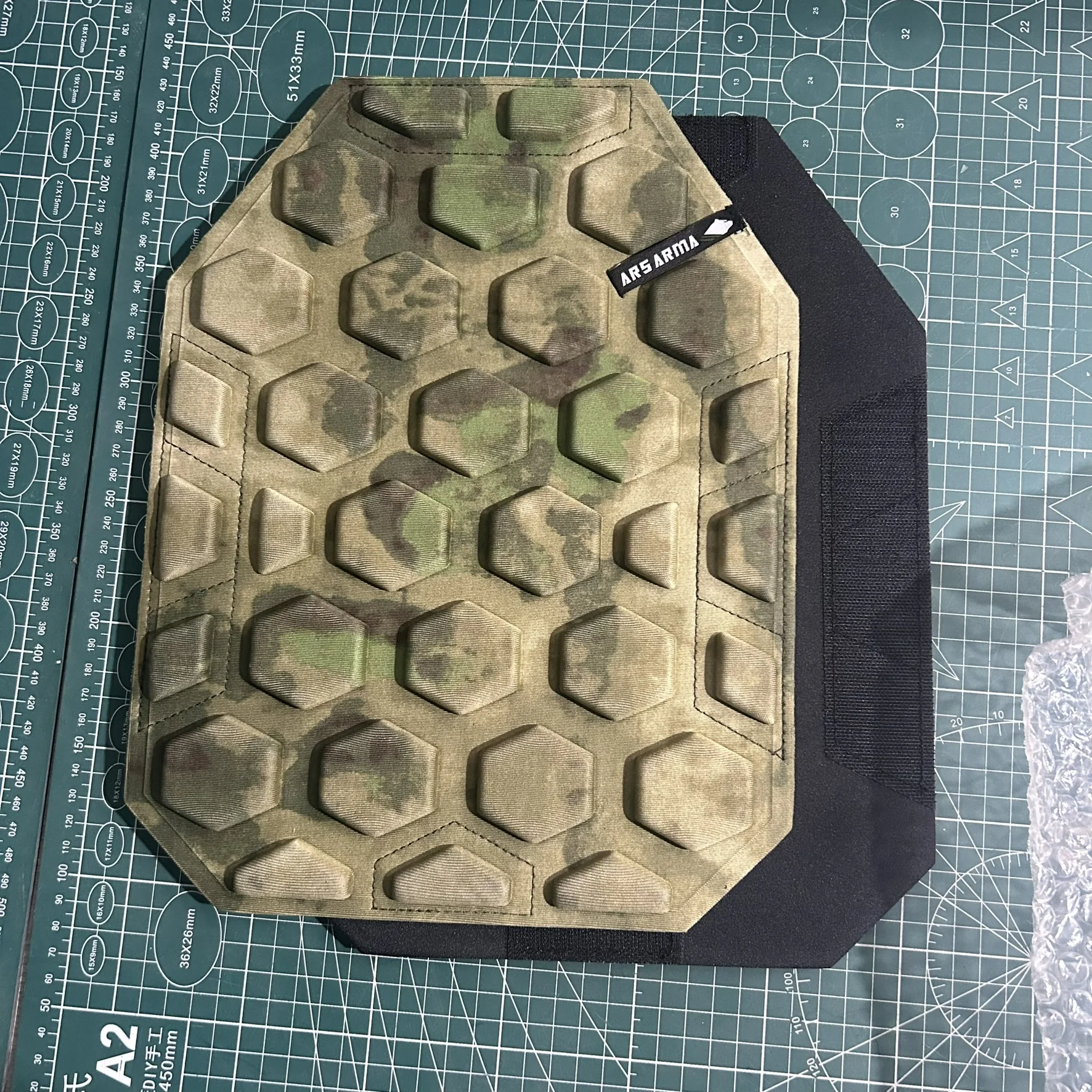 ATACS-FG Camuflaje HEXS Almohadilla transpirable universal, cubierta elástica de cuatro direcciones, kit de expansión de chaleco táctico - imagen 5