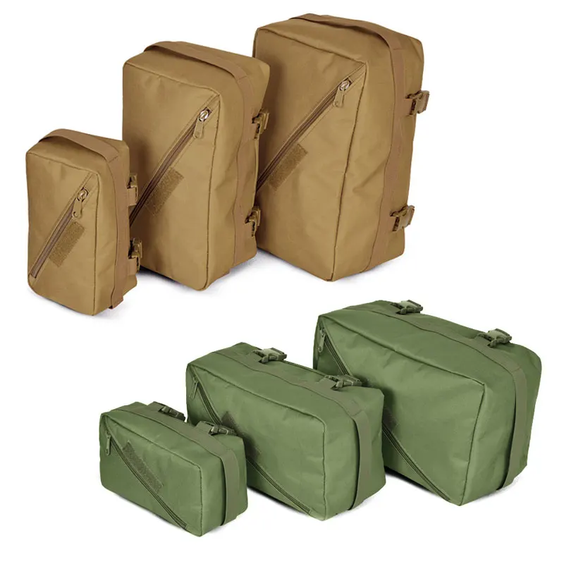 Mochila MOLLE de camuflaje impermeable, bolsa de expansión, paquete de accesorios de expansión, almacenamiento de zapatos, paquete de ropa, AVA133