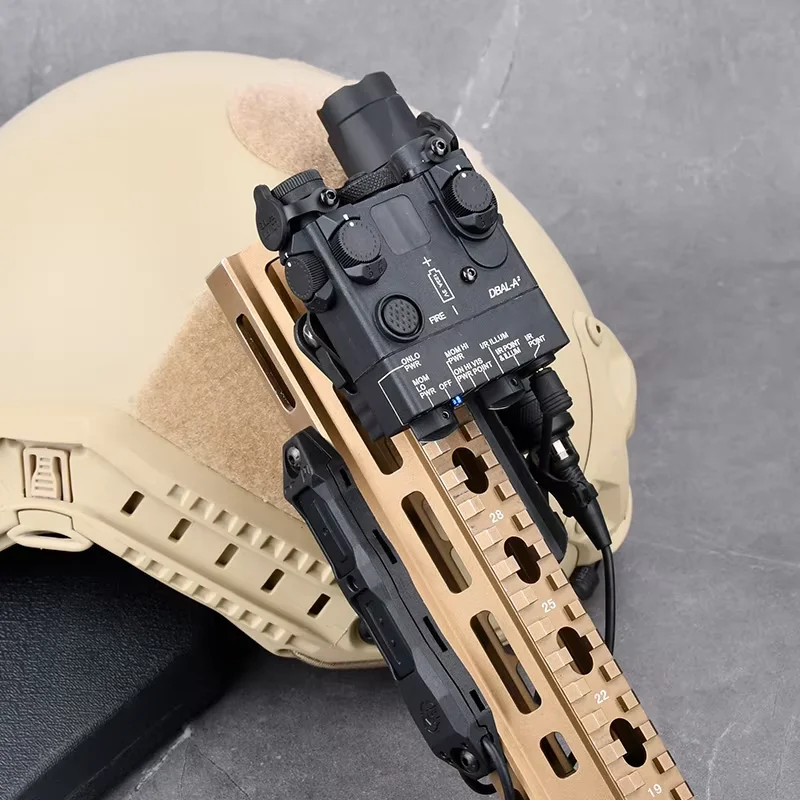 Tacitcal DBAL A2 punto rojo verde láser Surefir M300 M600 linterna interruptor de presión conjunto caza Airsoft arma luz para riel de 20mm - imagen 4