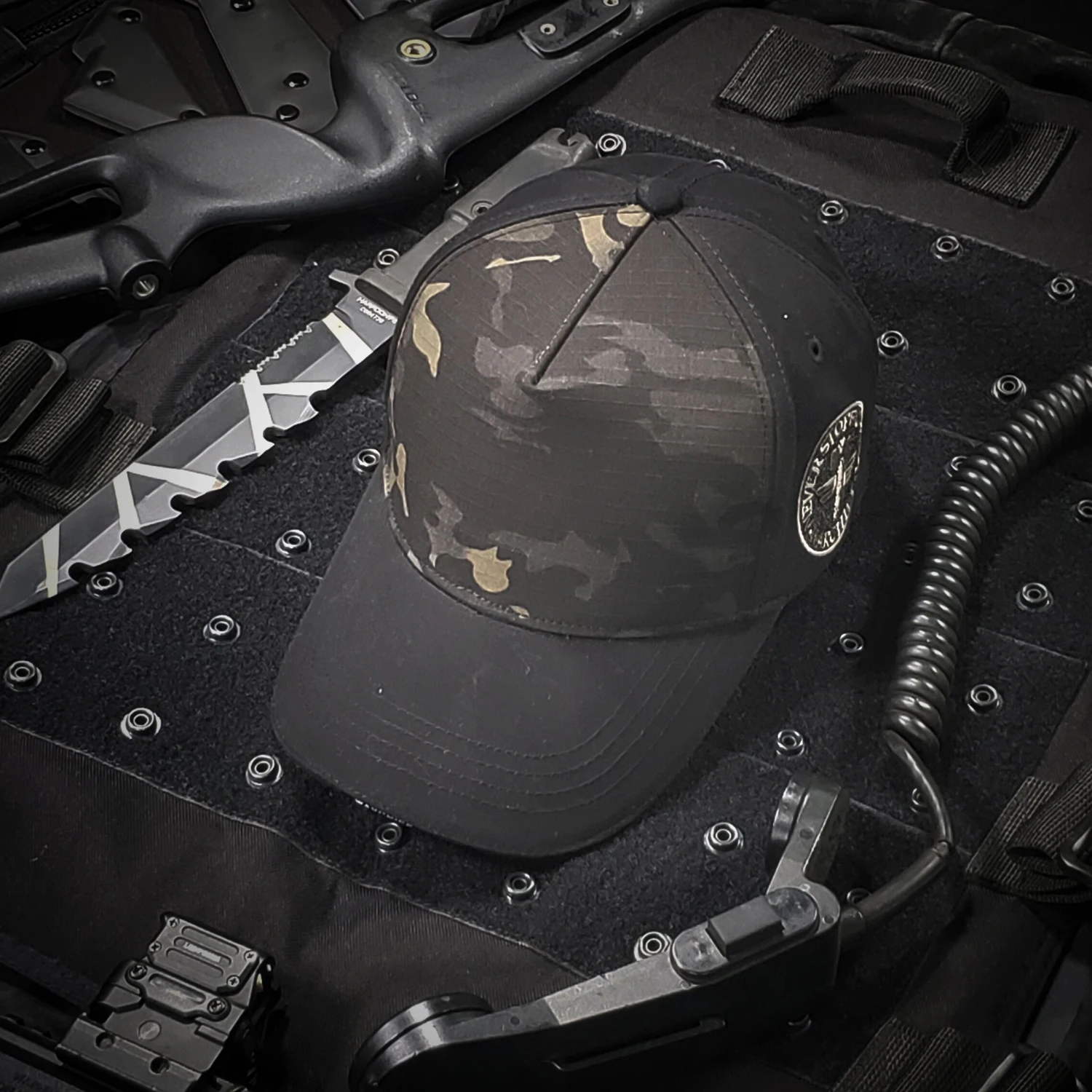 Gorra de béisbol de camuflaje, gorra de pesca Flecktarn, gorra de protección solar ajustable transpirable Unisex, gorra de caza, sombrero de pesca - imagen 3