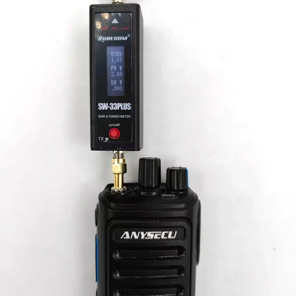 Surecom Medidor SWR y vatímetro RF portátil para antenas de radio - imagen 4