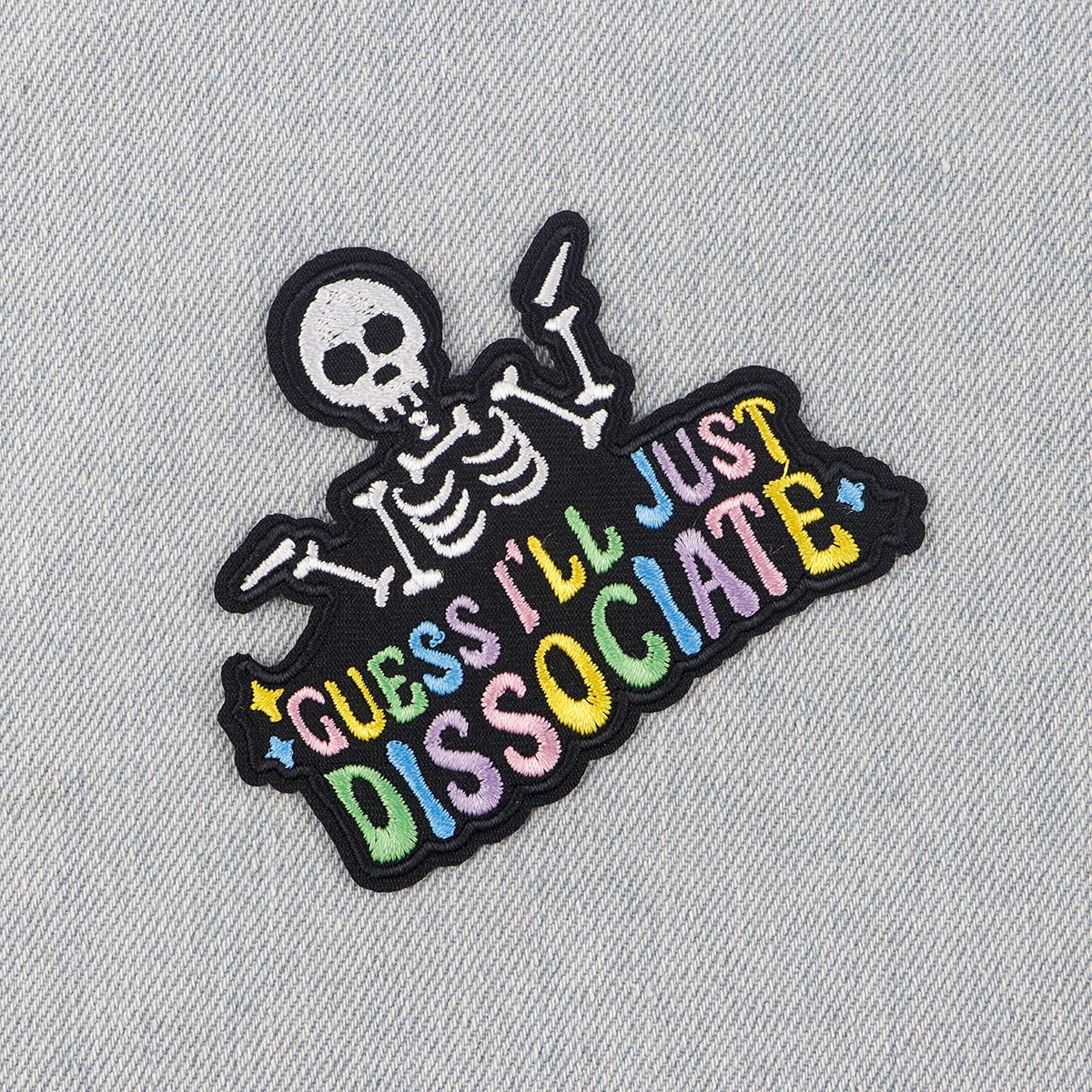 Parche bordado divertido para Halloween, parches termoadhesivos para planchar en la ropa, insignias para coser DIY - imagen 3