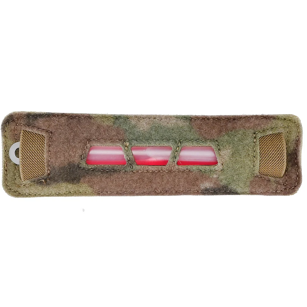 TACTIFANS-bolsa Chemlight, barra luminosa, marcado de luz fluorescente, Panel de gancho y bucle para portador de placa de caza de Paintball - imagen 4