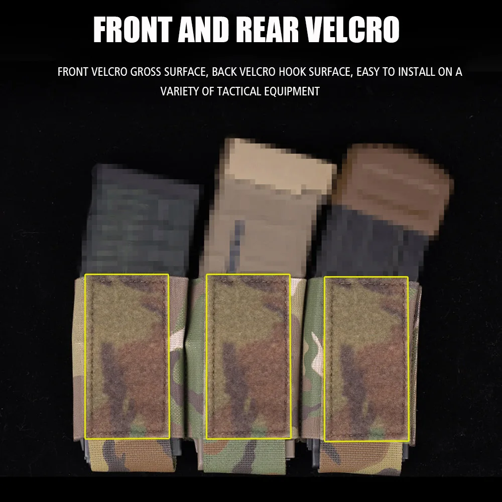 Tactical 5.56 Magazine Pouch Built-in Type MOLLE Hunting Vest Ammo Bag M4 M16 Rifle Airsoft Holster Mag Pouches - imagen 5