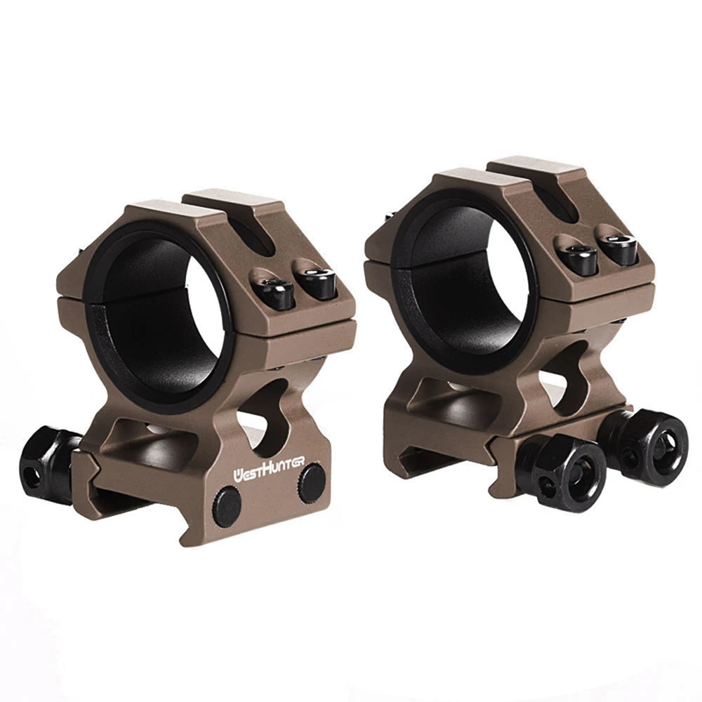 WestHunter-anillos de montaje para mira Picatinny de perfil bajo, anillos para mira telescópica de 1 pulgada/30mm de diámetro, accesorios de caza - imagen 2