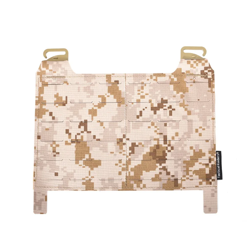 Chaleco de caza táctico portátil de alta capacidad, Panel de bolsa para artículos diversos con solapa frontal Molle - imagen 2