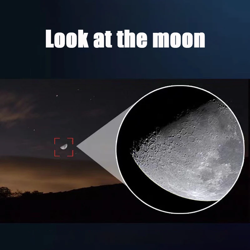 Telescopio Monocular portátil para exteriores, visión nocturna HD de 8x20, Mini Zoom de bolsillo, para caza, Camping, montañismo, caminata, observación de aves - imagen 5