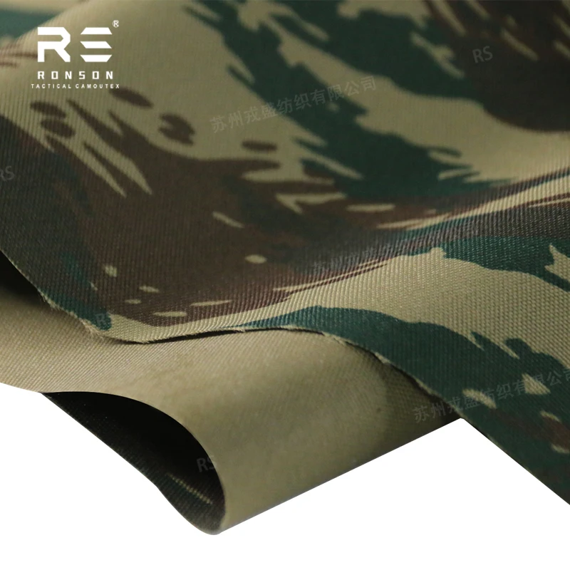 Tela de poliéster 600D, bolsa táctica de camuflaje de lagarto griego, chaleco, tela de lona, 150x100cm - imagen 2