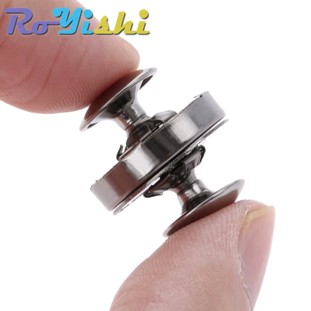 Cierres magnéticos de presión con doble remache para DIY - imagen 2