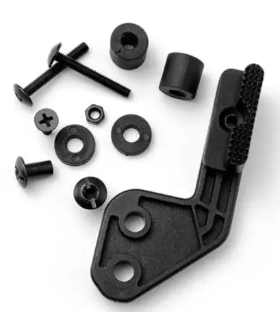 Detalle final del sistema de garra Kydex instalado