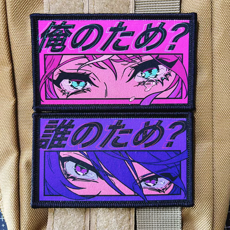 Parche táctico velcro Lucy punk - Insignia moral mochila militar - imagen 3