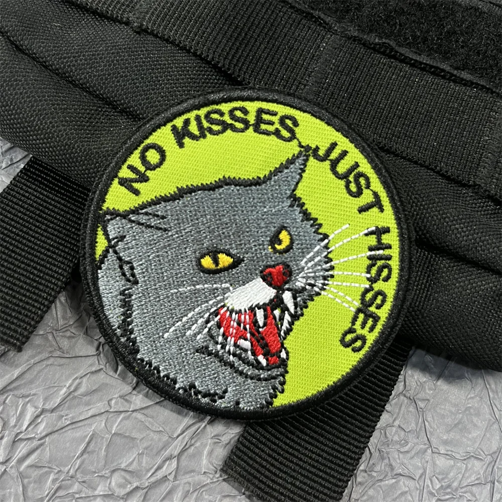 Parche de Animal de dibujos animados bordado en la ropa, insignias de mono, mochila militar táctica, parches de gancho y bucle, pegatinas - imagen 2