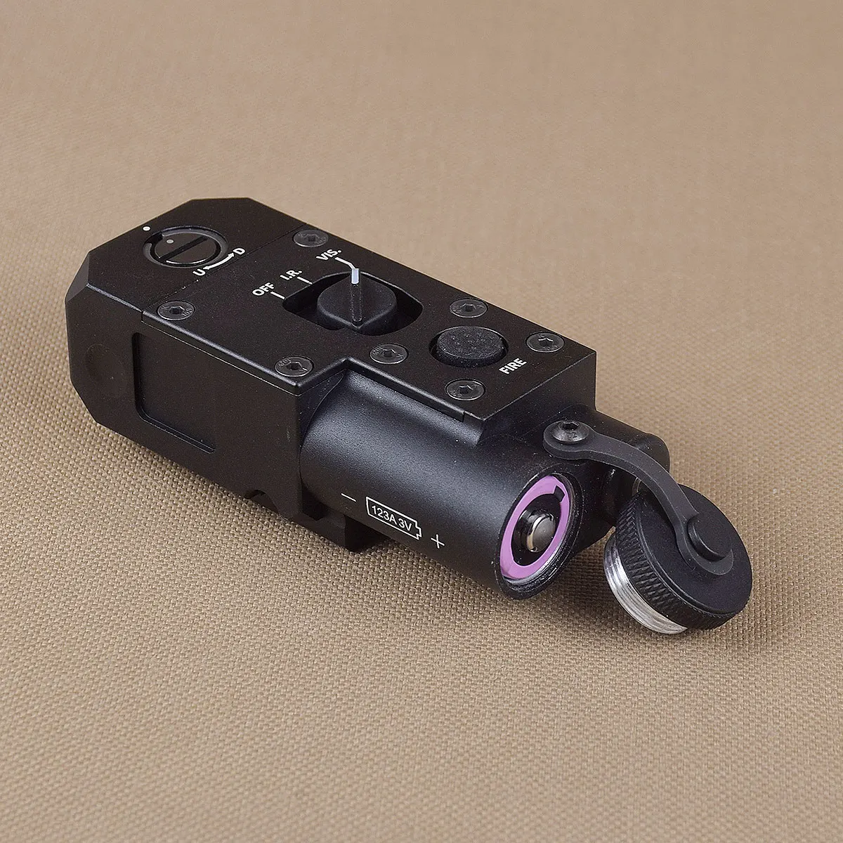 CQBL rojo verde táctico IR puntero láser Metal Picatinny Rail PEQ BOX DBAL ar15 accesorios láser militar de alta potencia - imagen 5