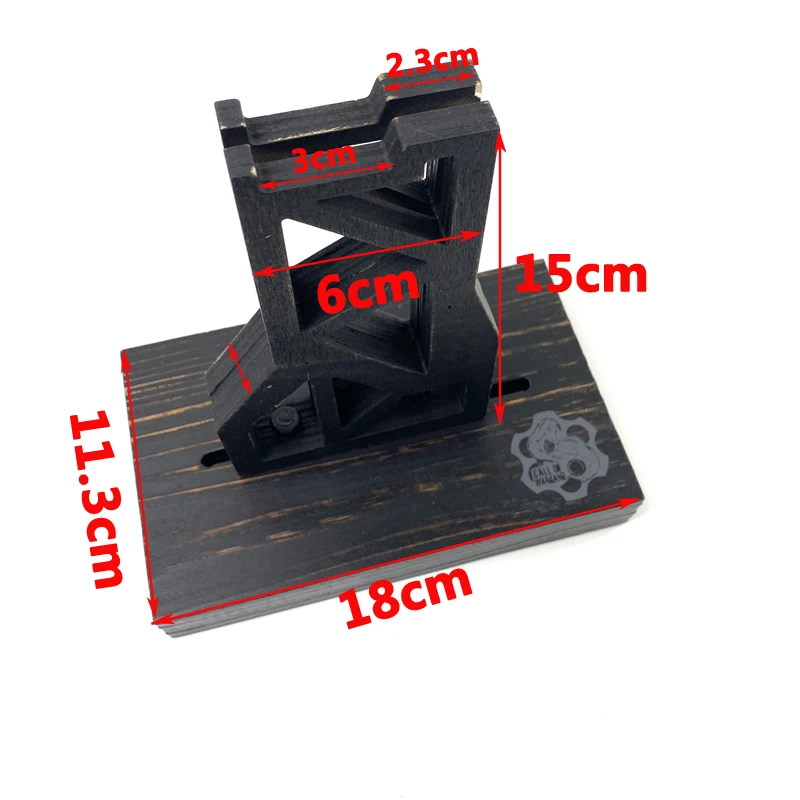 Soporte táctico para mantenimiento de limpieza de madera, soporte para Rifle, soporte para pistola, herramienta de banco para caza, Airsoft, Paintball AR15 M16 - imagen 2