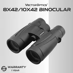 Telescopio óptico vectorial 8X42 10X42 Binocular profesional Bak7 equipo de Camping impermeable para caza