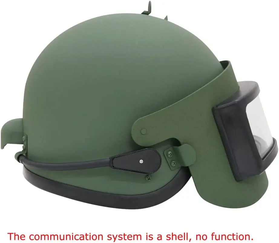 Casco táctico de ABS para deportes al aire libre, color verde hierba/Negro, K63, tres niveles de fuerza - imagen 2