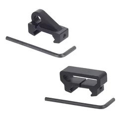 Soporte de eslinga de pistola de aluminio de 20mm, Clip de correa de pistola de un solo/doble punto, eslinga QD para eslingas de Rifle y Airsoft AQB209