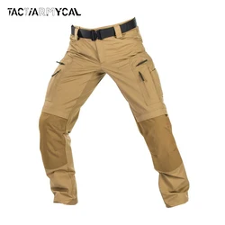 Pantalones tácticos TrailMaster Pro – Cargo ripstop, múltiples bolsillos, negro