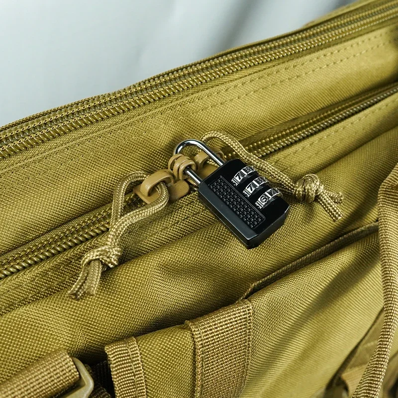 Funda táctica MOLLE negra para pistola y accesorios de tiro - imagen 5
