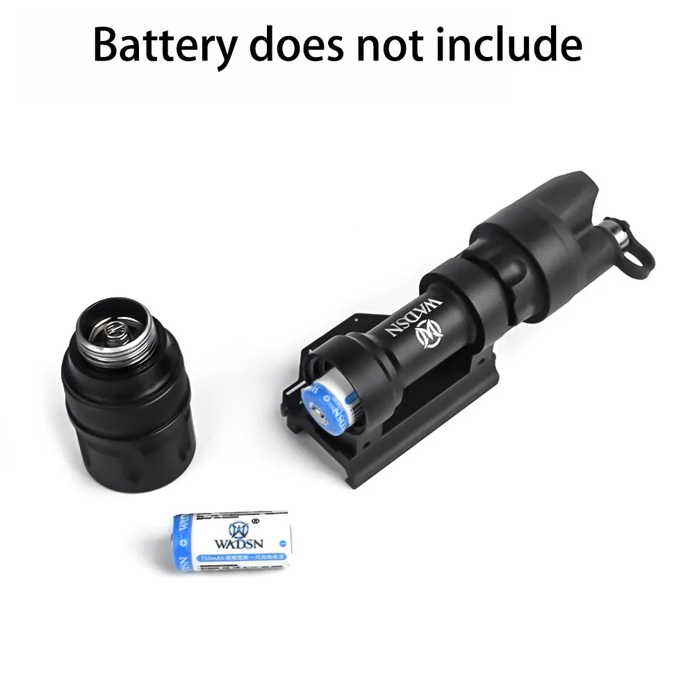 WADSN-linterna M952V Surefir M952v, potente luz estroboscópica LED blanca mejorada, luz de explorador de caza con interruptor de compresión de doble función - imagen 5