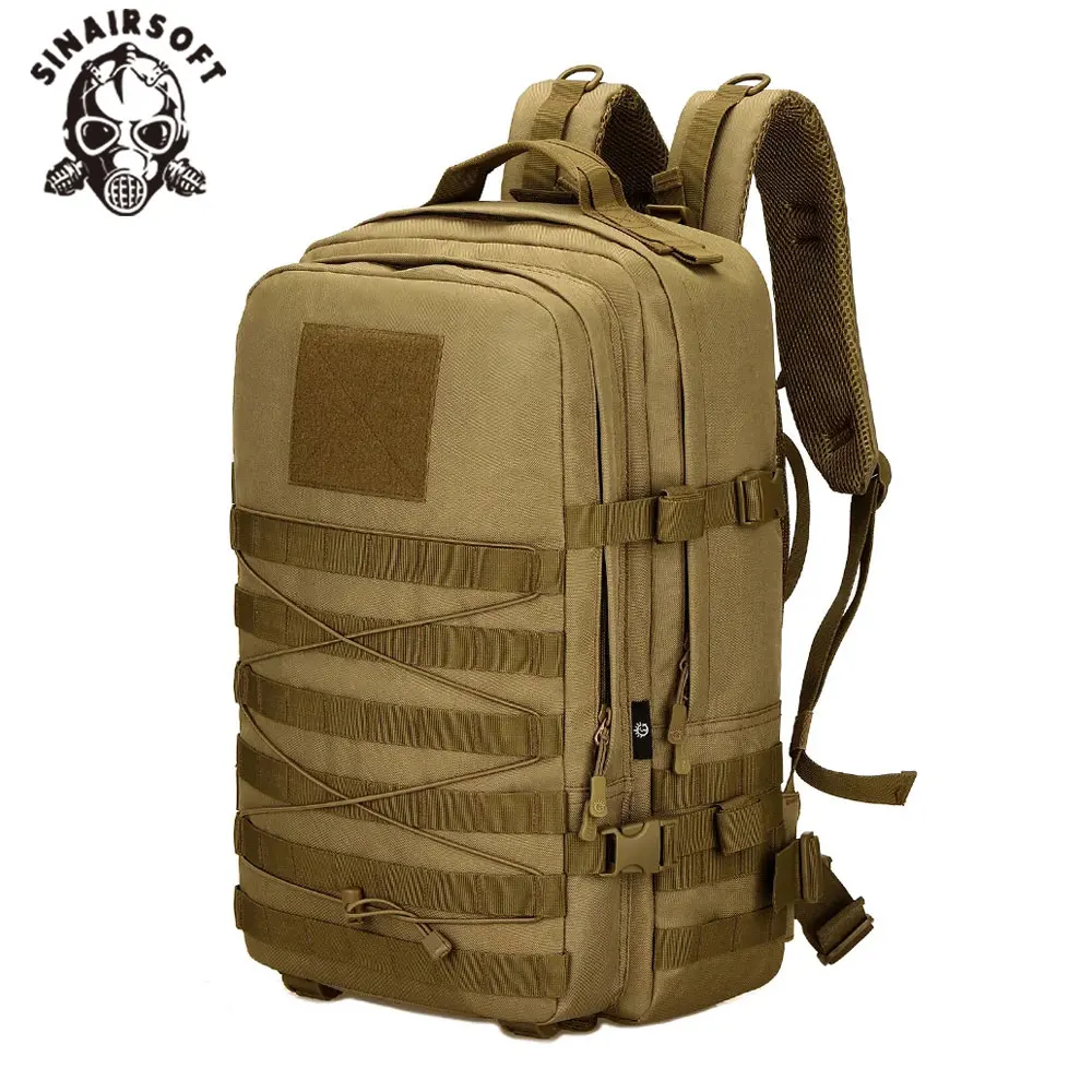 Mochila táctica Molle impermeable SINAIRSOFT 45L para acampar, senderismo, viajes, escalada, montañismo, mochila para deportes al aire libre
