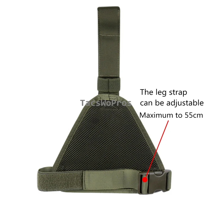 Adaptador de funda de nailon para caza y Tiro, funda táctica de liberación rápida para pistola Molle - imagen 4