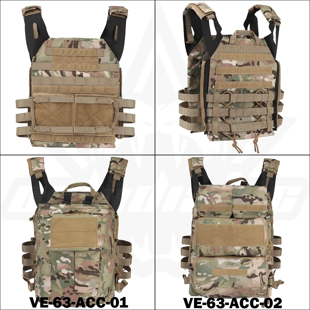 OphidianTac JPC chaleco 2,0 Molle portador de placa chaleco de caza de combate ligero armadura corporal de liberación rápida chaleco de Paintball Airsoft - imagen 3