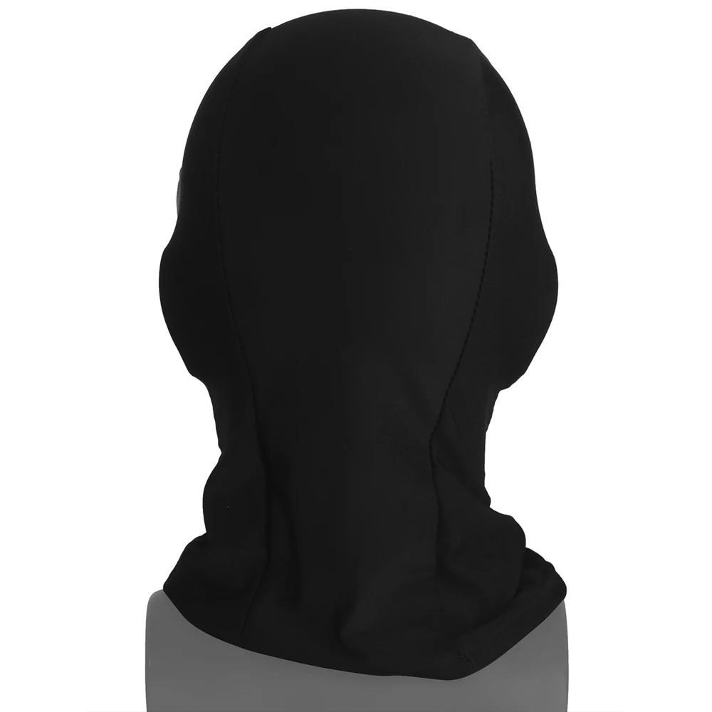 MA-221 Máscara de Halloween con agujero redondo suave, tocado de fiesta aterrador con cómodo accesorio transpirable para caza, aprobado por COD - imagen 5