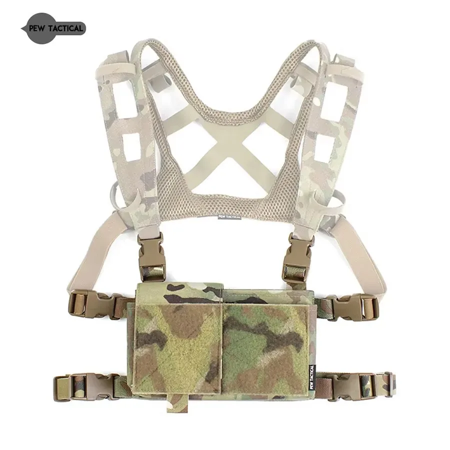 Bolsa de chasis de lucha táctica PEW, cartel de Panel frontal para portador de placa de aparejo de pecho MK3 MK4 - imagen 2