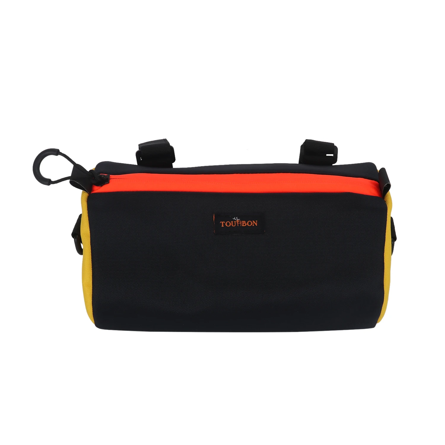 TOURBON-Bolsa de nailon para manillar de bicicleta, accesorio para ciclismo, marco frontal, tubo superior, resistente al agua, cesta de almacenamiento - imagen 4
