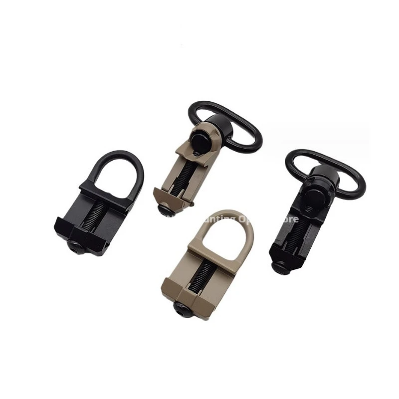 Hebilla táctica de separación rápida RSA GBB, adaptador de montaje de acero QD Sling compatible con riel de 20mm, herramienta de caza, accesorios de Clip de hebilla - imagen 5
