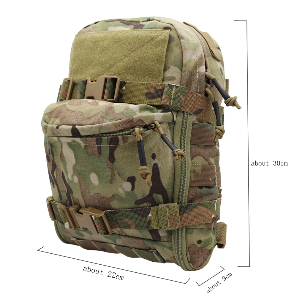 Mini bolsa de hidratación táctica VULPO, chaleco Molle, Mochila de agua de combate, bolsa de vejiga al aire libre, equipo de chaleco Airsoft de caza - imagen 2