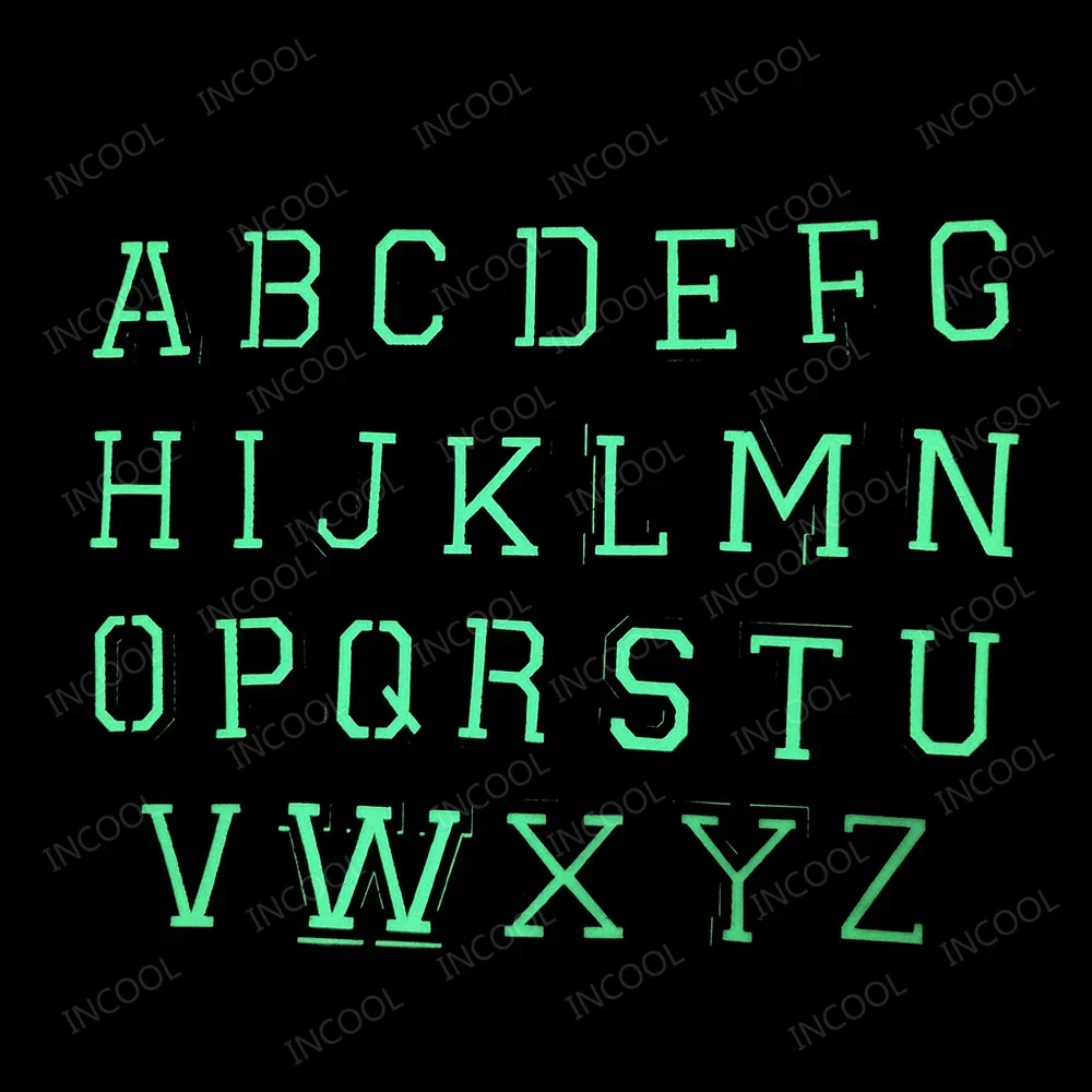 Parche táctico luminoso que brilla en la oscuridad, letras decorativas - imagen 5