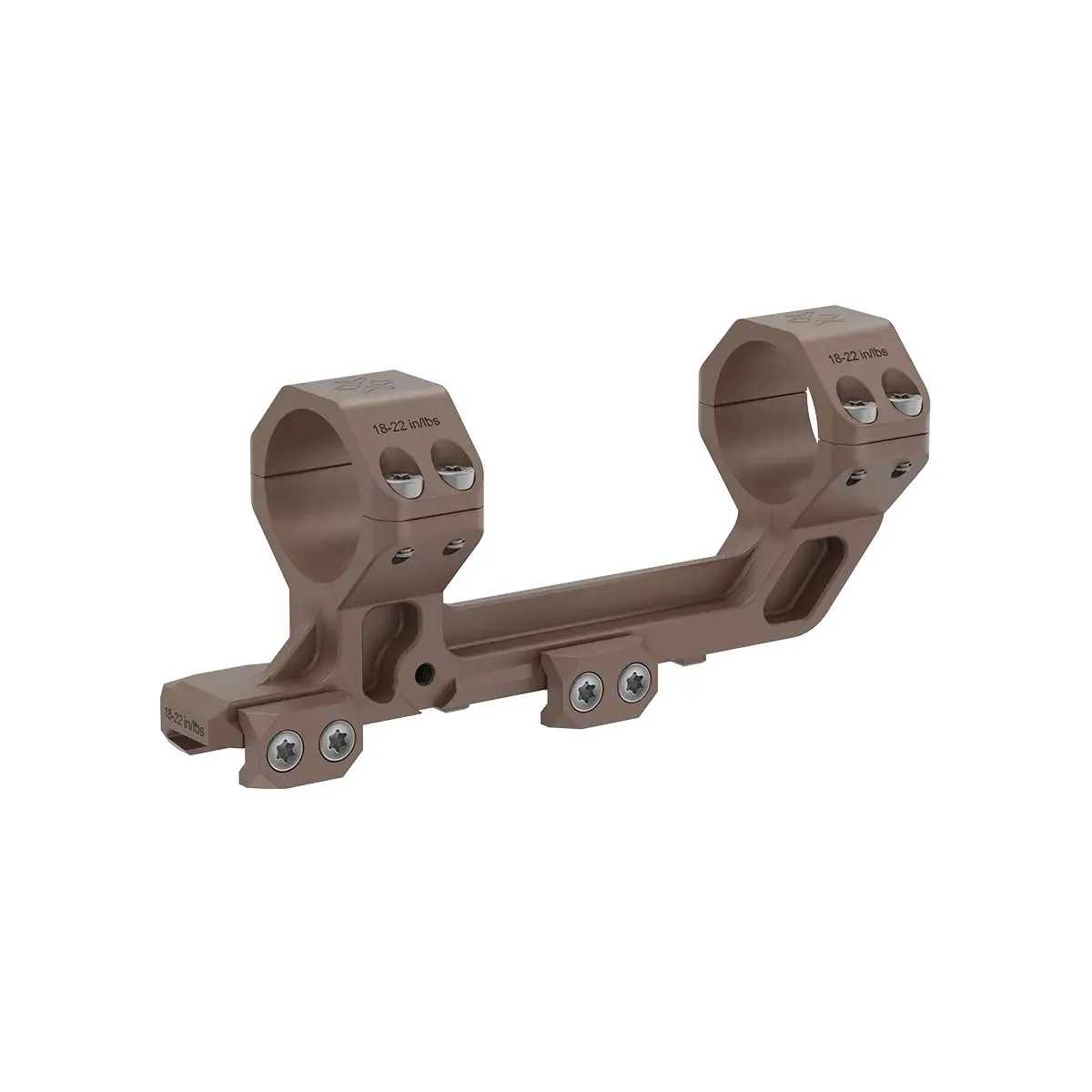 Victoptics 30mm 0/20 MOA Picatinny extendido de una pieza Coyote FDE AR plataforma táctica montaje Picatinny 0 tipo MOA - imagen 5