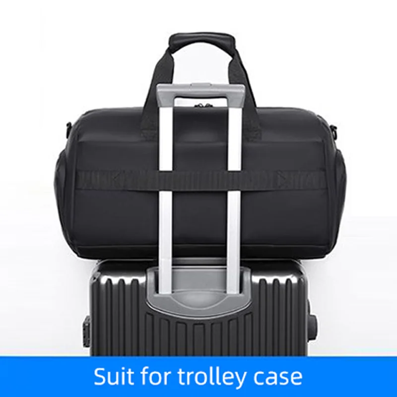 Bolsa deportiva para gimnasio, bolso de hombro tipo bandolera de corta distancia para entrenamiento de viajes al aire libre, seco y húmedo, bolsillo para zapatos, bolso grande de negocios para Yoga - imagen 5