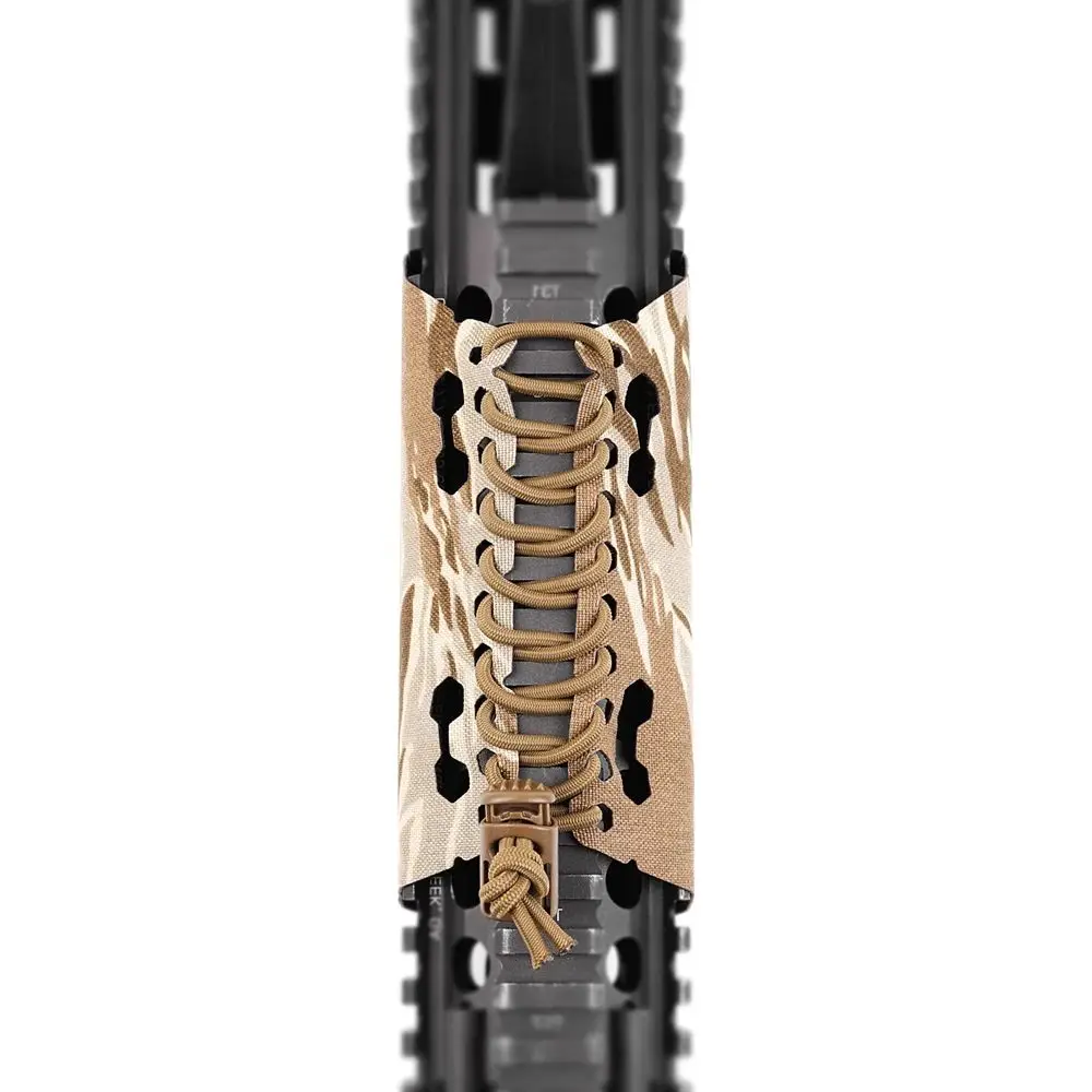 Madera protectora para caza al aire libre con cubierta protectora antiarañazos para manos, pista protectora de madera envuelta con cuero decorativo - imagen 5