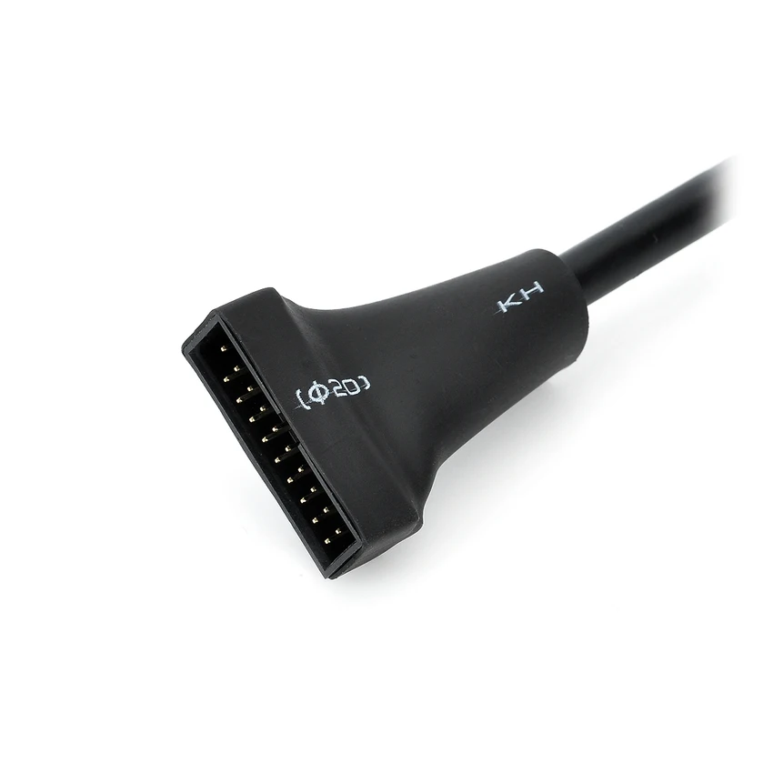 Chenyang CYDZ-carcasa USB 2,0 de 9 pines, cable macho a placa base USB 3,0 de 20 pines, cabezal hembra de 10cm - imagen 5