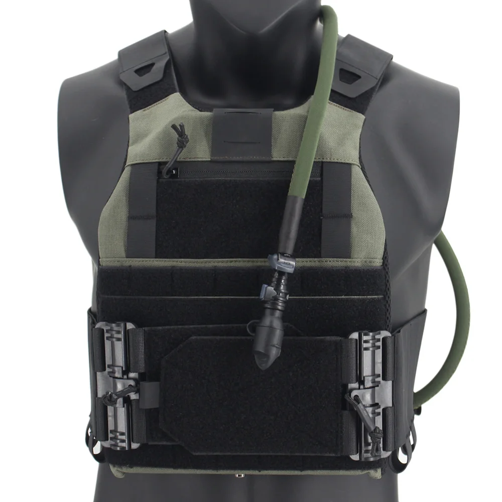 VULPO-chaleco táctico de 1,5 l, hervidor de agua, almacenamiento de hidrógeno, funda de hidratación, portador de placa JPC, equipo de combate, asalto Molle, bolsa de agua - imagen 3