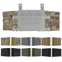 R Chaleco táctico MOLLE con panel lateral camuflaje y sistema frontal