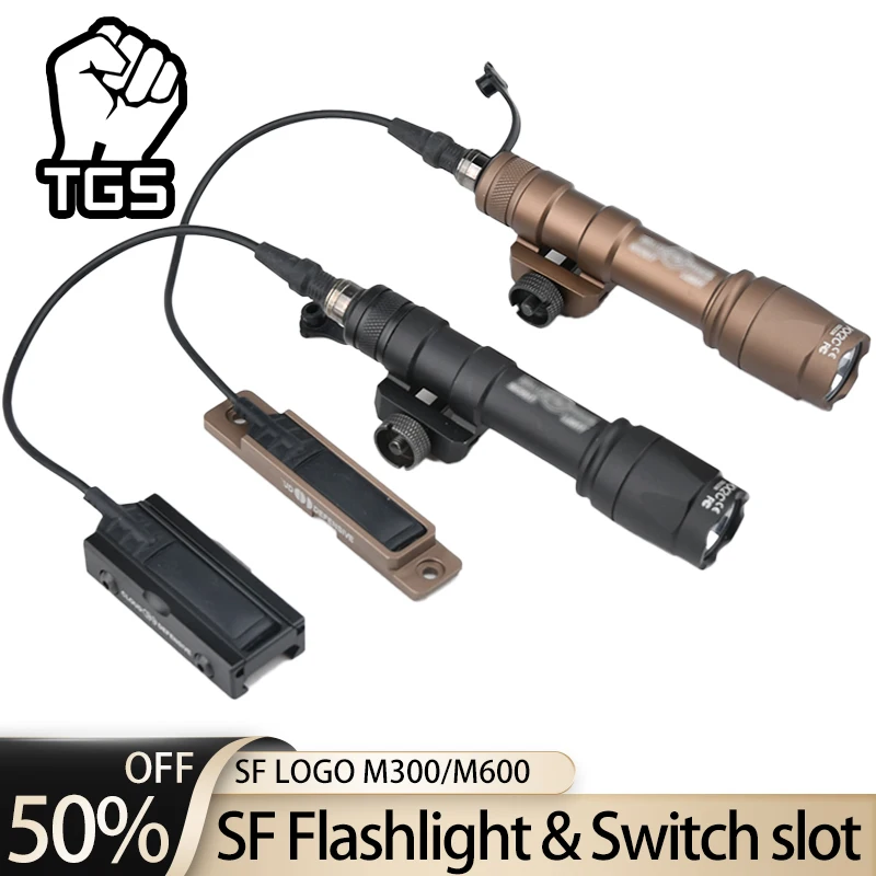 Montaje Rail Picatinny 20mm para Linterna Surefire M300A M600C Airsoft - imagen 5